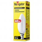 Лампа накаливания 94 308 NI-B-40-230-E14-FR Navigator 94308 94308