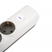 Удлинитель 4х3м с заземл. с выкл. бел. ET-04-300W (4х3.0) JAZZway 5051812 5051812