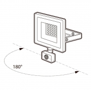 Прожектор светодиодный PFL-SC-SMD-30Вт sensor 6500К IP54 (матовое стекло) JazzWay 5001411 5001411