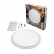 Светильник светодиодный бытовой настенно-потолочный PPB PLANET 60Вт с пультом 3000К-6500К DIM D550х75 IP20 JazzWay 5012134 5012134