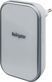 Звонок электрический NDB-D-AC03-1V1-WH NAVIGATOR 80506 80506