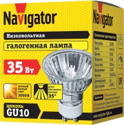 Лампа галогенная 94 225 JCDRC 35Вт GU10 230В 2000h Navigator 15249 94225