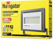 Прожектор светодиодный 14 149 NFL-01-100-4K-LED 100Вт 4000К IP65 8100лм черн. Navigator 14149 14149