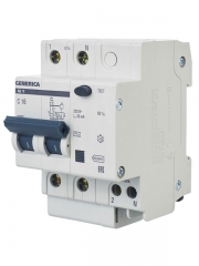 Выключатель автоматический дифференциального тока 2п 16А 30мА АД12 GENERICA MAD15-2-016-C-030 MAD15-2-016-C-030