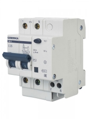 Выключатель автоматический дифференциального тока 2п 25А 30мА АД12 GENERICA MAD15-2-025-C-030 MAD15-2-025-C-030