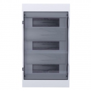 Бокс встраиваемый СП City9 Box 3 ряда 36мод. с прозр. дверцей SE EZ9E312S2FRU EZ9E312S2FRU