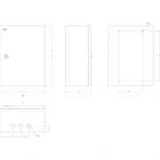 Корпус металлический ЩМП-04 SIMPLE 400х300х175 IP31 NO_SIMPLE_SHMP-04_IP31 ЭРА Б0041655 Б0041655