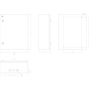 Корпус металлический ЩМП-06 SIMPLE 500х400х175 IP31 NO_SIMPLE_SHMP-06_IP31 ЭРА Б0041657 Б0041657