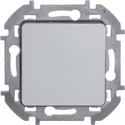 Выключатель 1-кл. Inspiria 10А IP20 250В 10AX механизм алюм. Leg 673602 673602