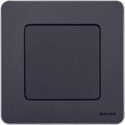 Выключатель 1-кл. Inspiria 10А IP20 250В 10AX механизм антрацит Leg 673603 673603