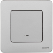 Выключатель 1-кл. Inspiria 10А IP20 250В 10AX с подсветкой/индикацией механизм алюм. Leg 673612 673612