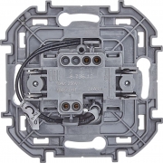 Выключатель 1-кл. Inspiria 10А IP20 250В 10AX с подсветкой/индикацией механизм алюм. Leg 673612 673612