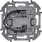 Выключатель 1-кл. Inspiria 10А IP20 250В 10AX с подсветкой/индикацией механизм антрацит Leg 673613 673613