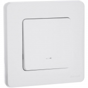 Выключатель 1-кл. Inspiria 10А IP20 250В 10AX с подсветкой/индикацией механизм бел. Leg 673610 673610