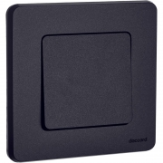 Механизм переключателя 1-кл. Inspiria 10А IP44 250В 10AX антрацит Leg 673673 673673