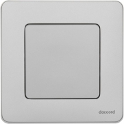 Выключатель кнопочный Inspiria 6А 250В без фиксации НО/НЗ механизм алюм. Leg 673692 673692