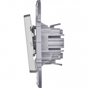 Выключатель кнопочный Inspiria 6А 250В без фиксации НО/НЗ механизм алюм. Leg 673692 673692