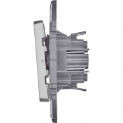 Механизм переключателя 1-кл. Inspiria 10А IP20 250В 10AX алюм. Leg 673652 673652