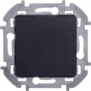 Механизм переключателя 1-кл. Inspiria 10А IP20 250В 10AX антрацит Leg 673653 673653