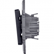 Механизм переключателя 1-кл. Inspiria 10А IP20 250В 10AX антрацит Leg 673653 673653