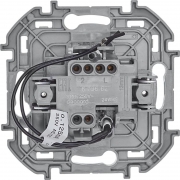 Механизм переключателя 1-кл. Inspiria 10А IP20 250В 10AX с подсветкой / индикацией алюм. Leg 673662 673662