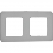 Рамка 2-м Inspiria алюм. Leg 673942 673942