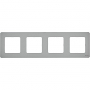 Рамка 4-м Inspiria алюм. Leg 673962 673962