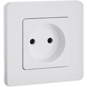 Розетка 1-м СП Inspiria 16А IP20 250В 2P механизм бел. Leg 673710 673710