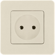 Розетка 1-м СП Inspiria 16А IP20 250В 2P механизм сл. кость Leg 673711 673711