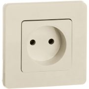 Розетка 1-м СП Inspiria 16А IP20 250В 2P механизм сл. кость Leg 673711 673711