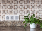 Розетка 1-м СП Inspiria 16А IP20 250В 2P+E немецк. стандарт механизм алюм. Leg 673722 673722