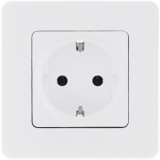 Розетка 1-м СП Inspiria 16А IP20 250В 2P+E немецк. стандарт механизм бел. Leg 673720 673720
