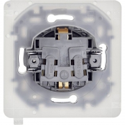 Розетка 1-м СП Inspiria 16А IP44 250В 2P+E защ. шторки с крышкой немецк. стандарт механизм антрацит Leg 673743 673743