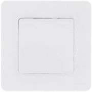 Розетка 1-м СП Inspiria 16А IP44 250В 2P+E защ. шторки с крышкой немецк. стандарт механизм бел. Leg 673740 673740