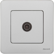 Розетка телевизионная оконечная TV Inspiria 10дБ 5-862мГц механизм алюм. Leg 673872 673872