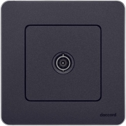 Розетка телевизионная оконечная TV Inspiria 10дБ 5-862мГц механизм антрацит Leg 673873 673873