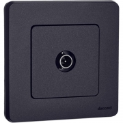 Розетка телевизионная оконечная TV Inspiria 10дБ 5-862мГц механизм антрацит Leg 673873 673873