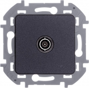 Розетка телевизионная оконечная TV Inspiria 10дБ 5-862мГц механизм антрацит Leg 673873 673873