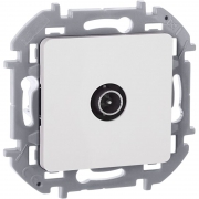 Розетка телевизионная оконечная TV Inspiria 10дБ 5-862мГц механизм бел. Leg 673870 673870