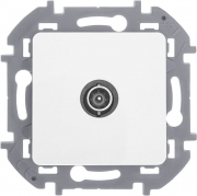 Розетка телевизионная оконечная TV Inspiria 10дБ 5-862мГц механизм бел. Leg 673870 673870