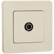 Розетка телевизионная оконечная TV Inspiria 10дБ 5-862мГц механизм сл. кость Leg 673871 673871