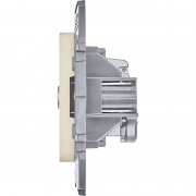 Розетка телевизионная оконечная TV Inspiria 10дБ 5-862мГц механизм сл. кость Leg 673871 673871