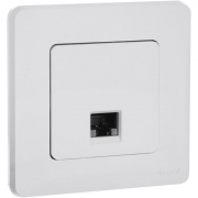 Розетка компьютерная Inspiria RJ45 кат.5E UTP бел. Leg 673825 673825