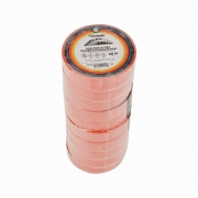 Изолента ПВХ профессиональная 0.18х19мм х 20м красная (уп.10шт) Kranz KR-09-2804 KR-09-2804