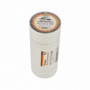 Изолента ПВХ профессиональная 0.18х19мм 20м бел. (уп.10шт) Kranz KR-09-2801 KR-09-2801