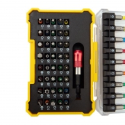 Набор бит с магнитным держателем 25-50мм 49шт пластик. коробка Kranz KR-92-0462 KR-92-0462