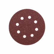 Диск абразивный перфорированный на ворсовой основе на липучке P40 125мм (уп.10шт) Kranz KR-91-1164 KR-91-1164