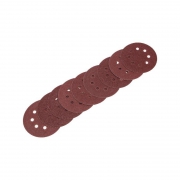 Диск абразивный на ворсовой основе на липучке перфорированный P60 125мм (уп.10шт) Kranz KR-91-1165 KR-91-1165