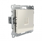 Розетка компьютерная 1-м СП Pixel RJ45 кат.5E механизм беж. TOKOV ELECTRIC TKE-PX-RC1-C02 TKE-PX-RC1-C02