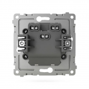 Переключатель проходной 2-кл. СП Pixel 10А IP20 механизм перламутр. TOKOV ELECTRIC TKE-PX-P2-C04 TKE-PX-P2-C04